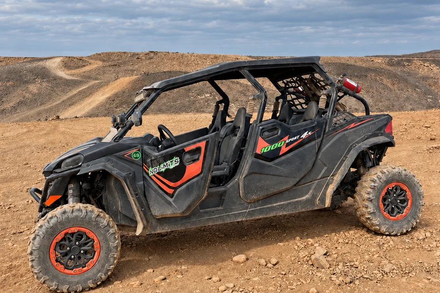 UTV en terreno desértico — detallado off road FH Detailing Antofagasta