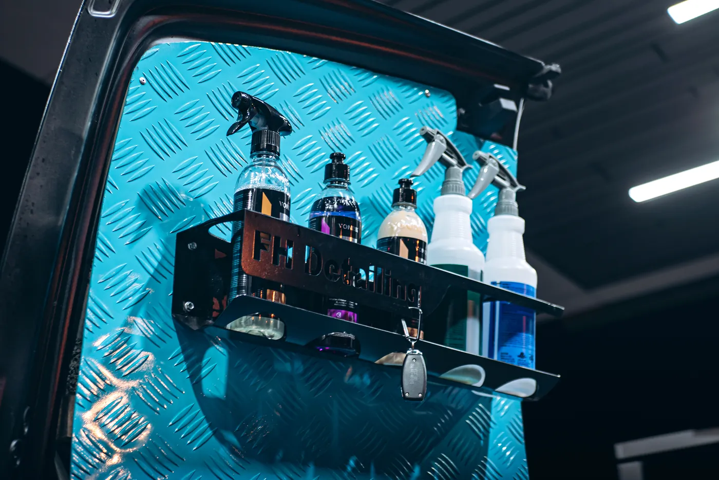 Productos profesionales de detailing a bordo